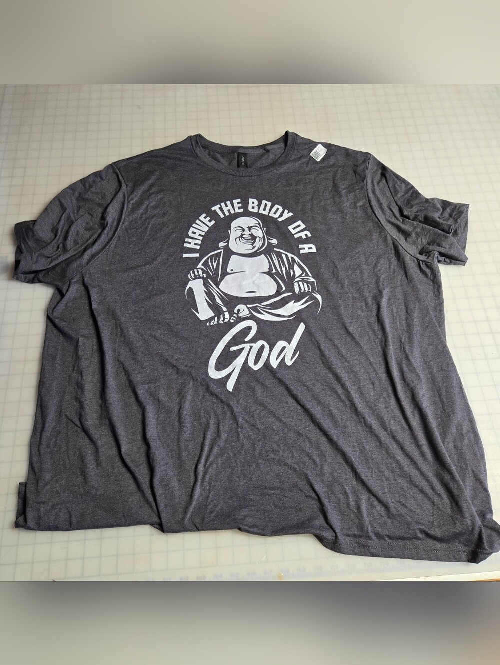 Have The Body of A God Buddha Funny Fat Guy and Dad BOD T-Shirt